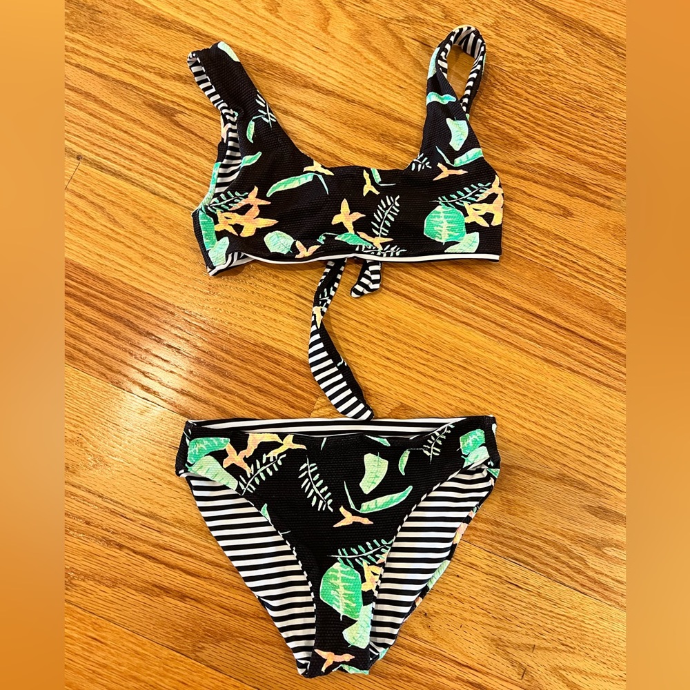 GIRLS size 7/8 reversible bikini